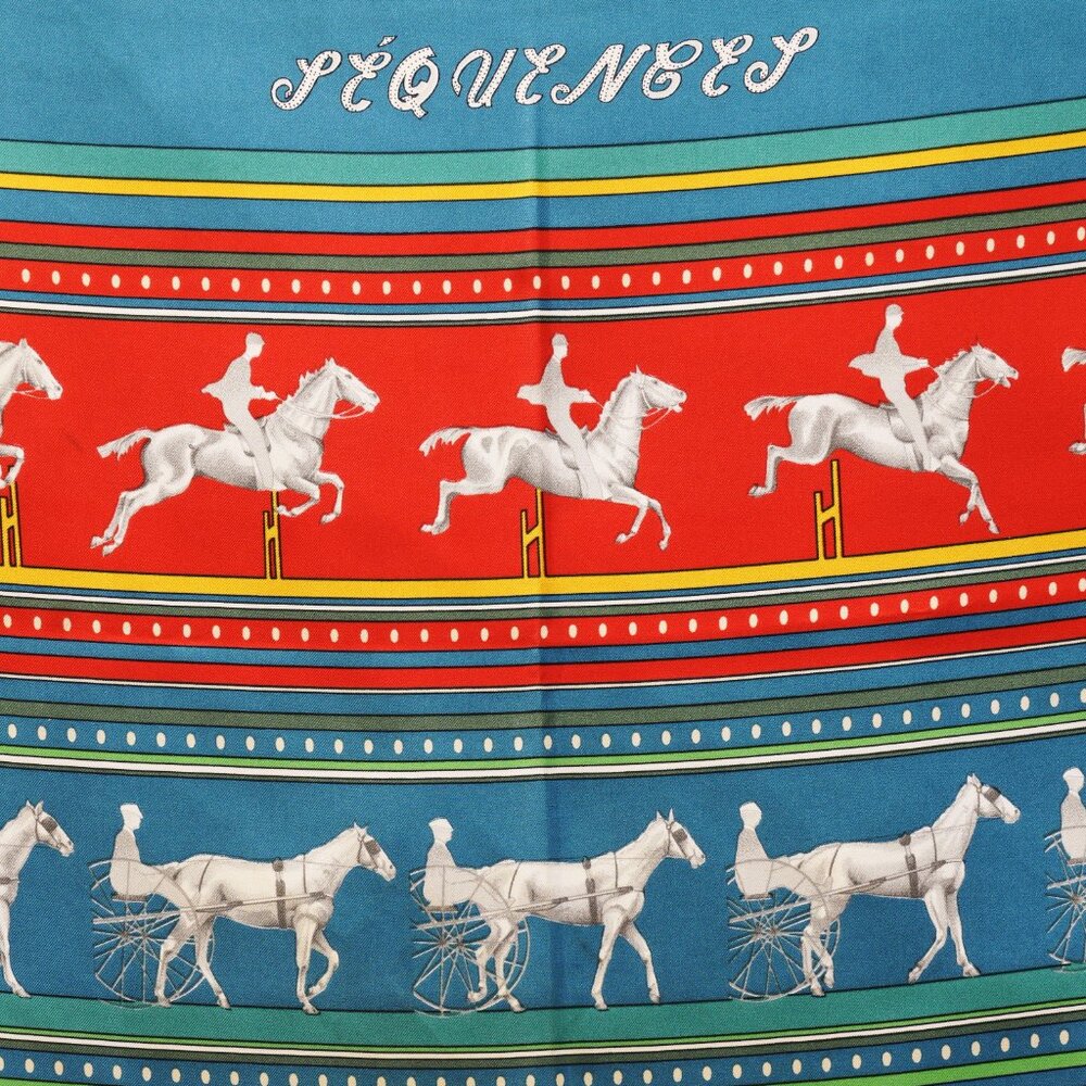 Vintage Hermes Silk Scarf Carre 90 "Sequences" - Picture 4 of 4